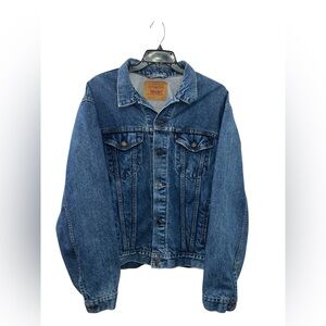 VTG 90s Levi’s Men’s Sz 48L‎ Trucker Denim Type III Jacket USA Made 71506 0216